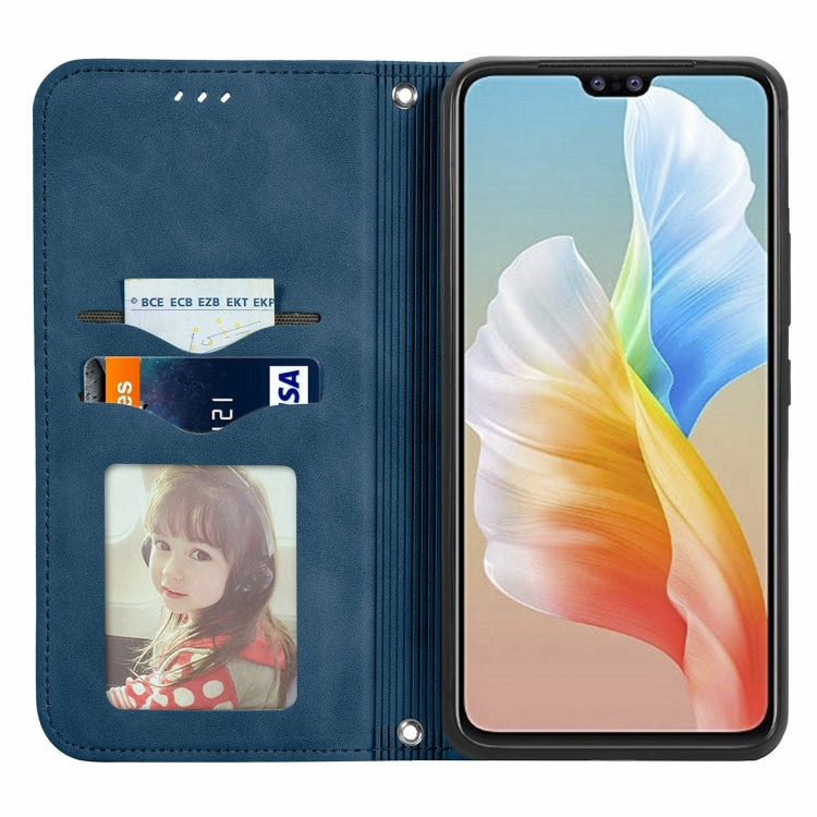 For vivo S10/ S10 Pro Retro Skin Feel Business Magnetic Horizontal Flip Leather Case with Holder & Card Slots & Wallet & Photo Frame