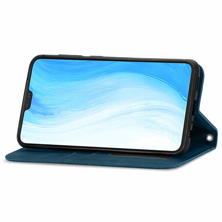 For vivo S7 Retro Skin Feel Business Magnetic Horizontal Flip Leather Case with Holder & Card Slots & Wallet & Photo Frame