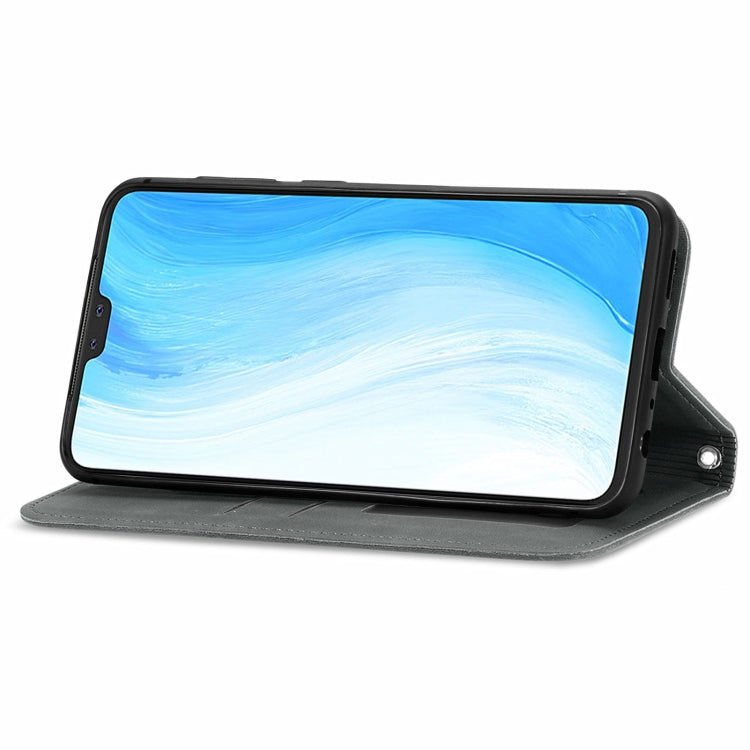 For vivo S7 Retro Skin Feel Business Magnetic Horizontal Flip Leather Case with Holder & Card Slots & Wallet & Photo Frame