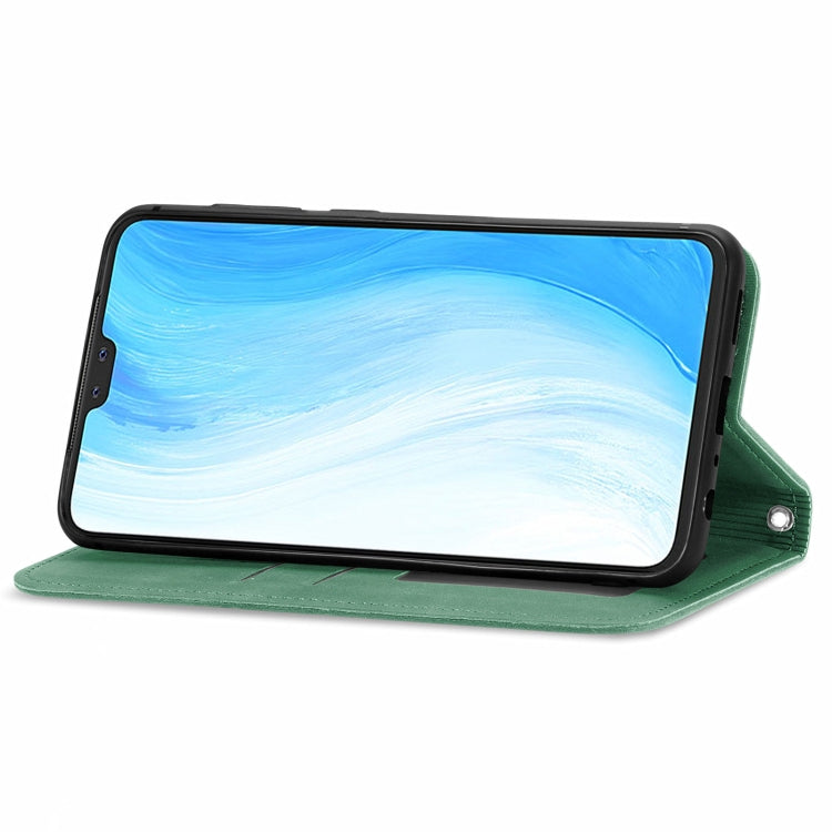 For vivo S7 Retro Skin Feel Business Magnetic Horizontal Flip Leather Case with Holder & Card Slots & Wallet & Photo Frame