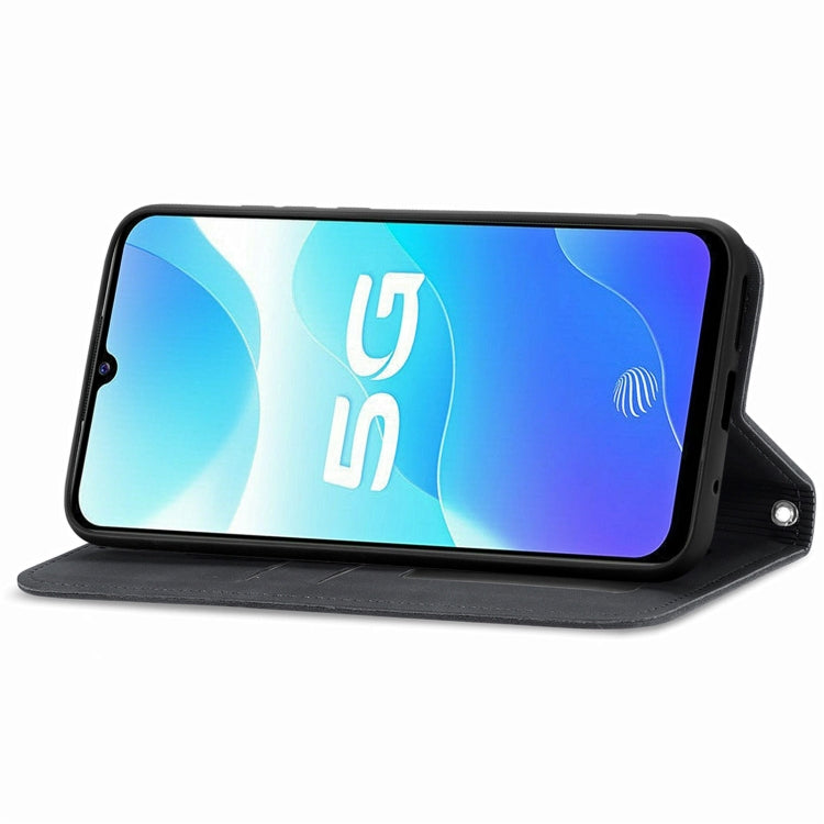 For vivo S7 E Retro Skin Feel Business Magnetic Horizontal Flip Leather Case with Holder & Card Slots & Wallet & Photo Frame