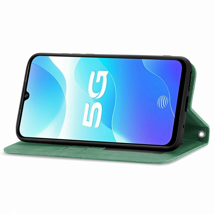 For vivo S7 E Retro Skin Feel Business Magnetic Horizontal Flip Leather Case with Holder & Card Slots & Wallet & Photo Frame