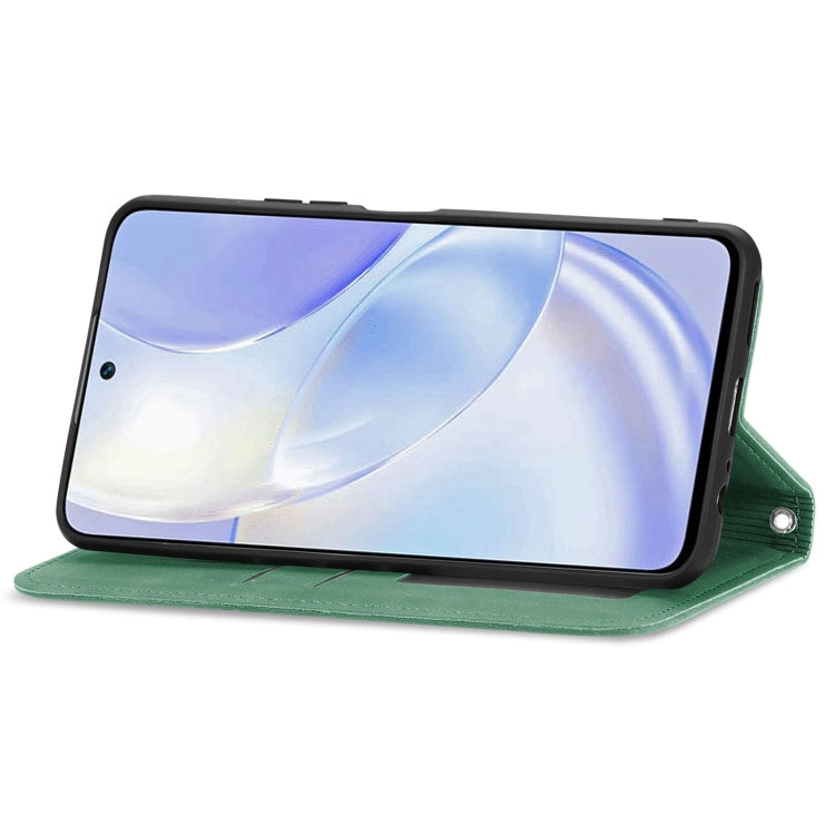 For Huawei nova 8 SE Youth Retro Skin Feel Business Magnetic Horizontal Flip Leather Case with Holder & Card Slots & Wallet & Photo Frame