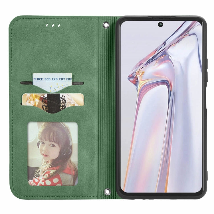 For Blackview A100 Retro Skin Feel Business Magnetic Horizontal Flip Leather Case with Holder & Card Slots & Wallet & Photo Frame