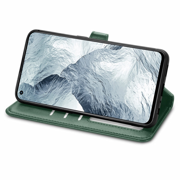 For OPPO Realme GT Master Solid Color Leather Buckle Phone Case with Lanyard & Photo Frame & Card Slot & Wallet & Stand Function