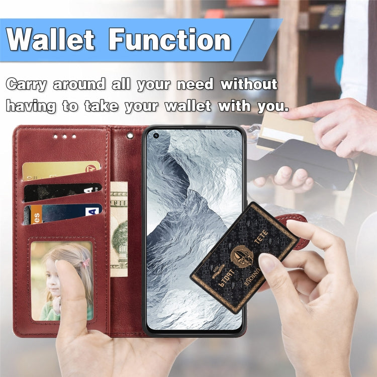 For OPPO Realme GT Master Solid Color Leather Buckle Phone Case with Lanyard & Photo Frame & Card Slot & Wallet & Stand Function