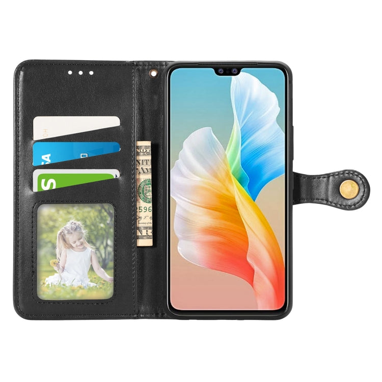 For vivo S10 / S10 Pro Solid Color Leather Buckle Phone Case