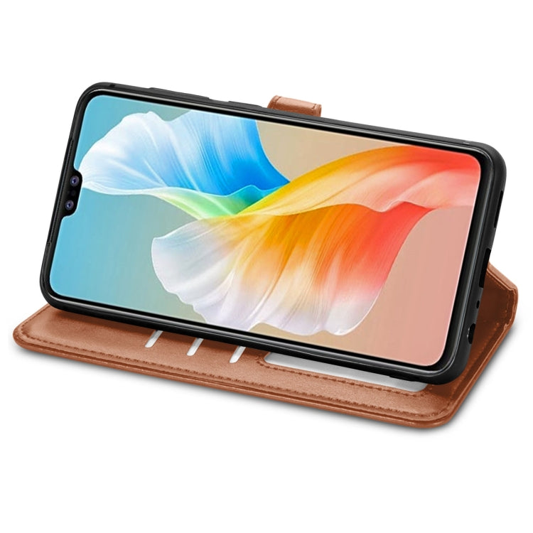 For vivo S10 / S10 Pro Solid Color Leather Buckle Phone Case