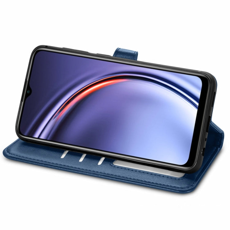 For Huawei Maimang 10 SE Solid Color Leather Buckle Phone Case with Lanyard & Photo Frame & Card Slot & Wallet & Stand Function