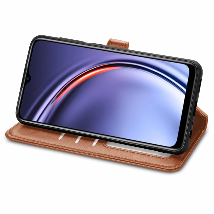 For Huawei Maimang 10 SE Solid Color Leather Buckle Phone Case with Lanyard & Photo Frame & Card Slot & Wallet & Stand Function