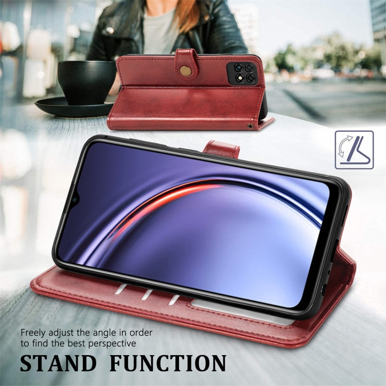 For Huawei Maimang 10 SE Solid Color Leather Buckle Phone Case with Lanyard & Photo Frame & Card Slot & Wallet & Stand Function