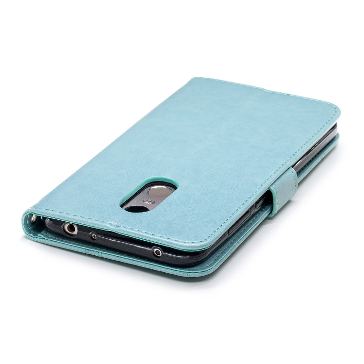 Plus Diamond Encrusted Butterflies Love Flowers Pattern Horizontal Flip Leather Case for Xiaomi Redmi 5 , with Holder & Card Slots & Wallet & Lanyard