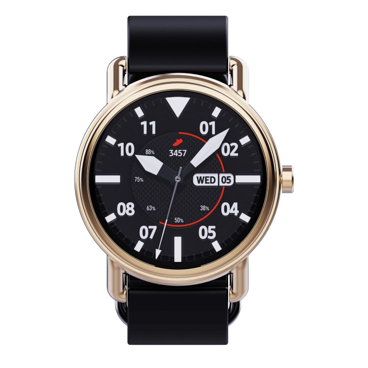 N100 1.3 inch Color Screen Smart Watch, IP67 Waterproof,Support Bluetooth Call/Heart Rate Monitoring/Blood Pressure Monitoring/Blood Oxygen Monitoring/Sleep Monitoring(Gold)