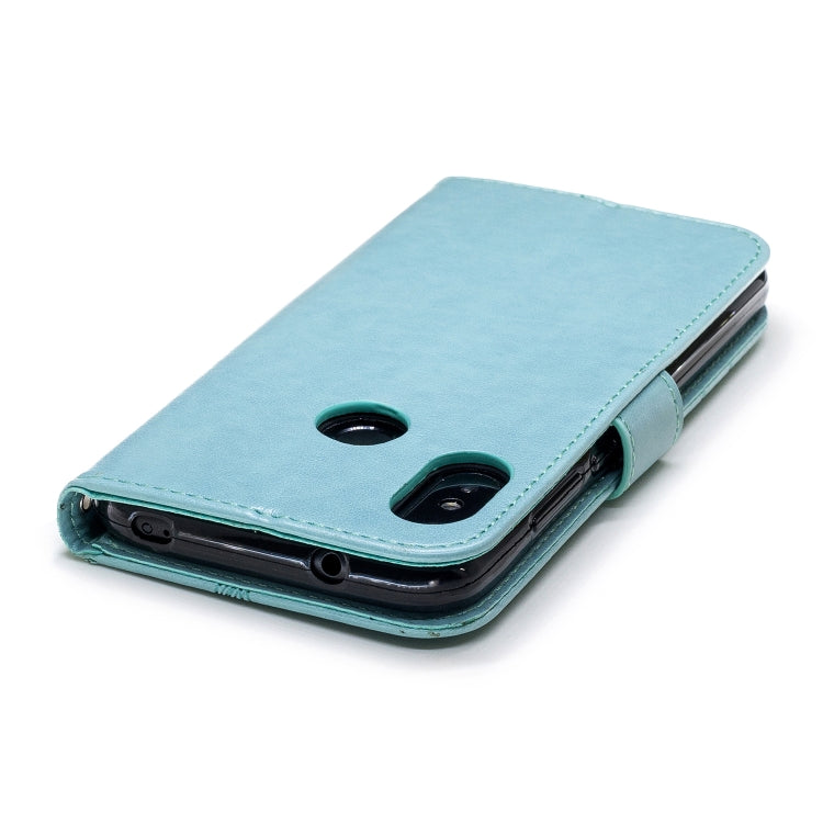 Diamond Encrusted Butterflies Love Flowers Pattern Horizontal Flip Leather Case for Xiaomi Redmi Note 6 Pro  , with Holder & Card Slots & Wallet & Lanyard