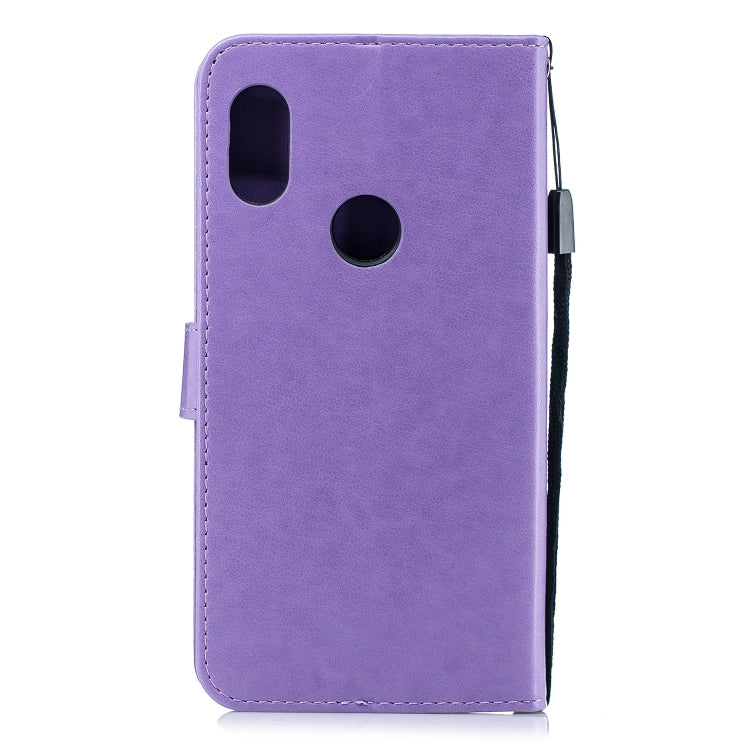 Diamond Encrusted Butterflies Love Flowers Pattern Horizontal Flip Leather Case for Xiaomi Redmi Note 6 ,  with Holder & Card Slots & Wallet & Lanyard