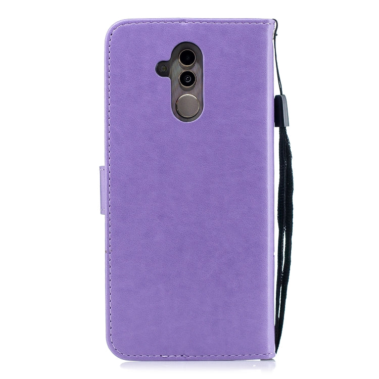 Diamond Encrusted Butterflies Love Flowers Pattern Horizontal Flip Leather Case for Huawei Mate 20 Lite , with Holder & Card Slots & Wallet & Lanyard