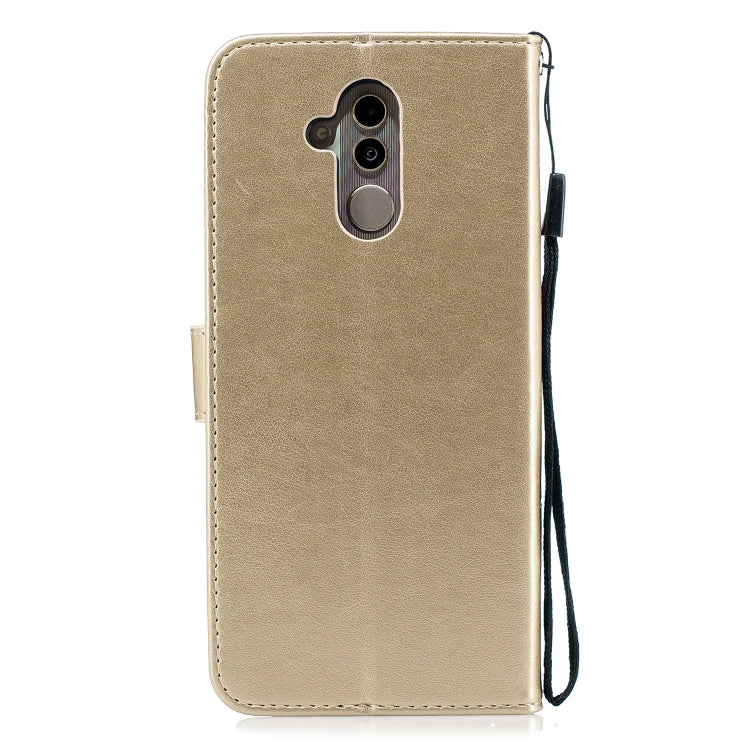 Diamond Encrusted Butterflies Love Flowers Pattern Horizontal Flip Leather Case for Huawei Mate 20 Lite , with Holder & Card Slots & Wallet & Lanyard