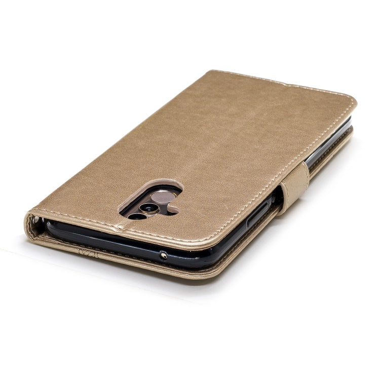 Diamond Encrusted Butterflies Love Flowers Pattern Horizontal Flip Leather Case for Huawei Mate 20 Lite , with Holder & Card Slots & Wallet & Lanyard