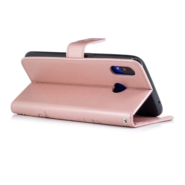 Diamond Encrusted Butterflies Love Flowers Pattern Horizontal Flip Leather Case with for HUAWEI Nova3 , Holder & Card Slots & Wallet & Lanyard