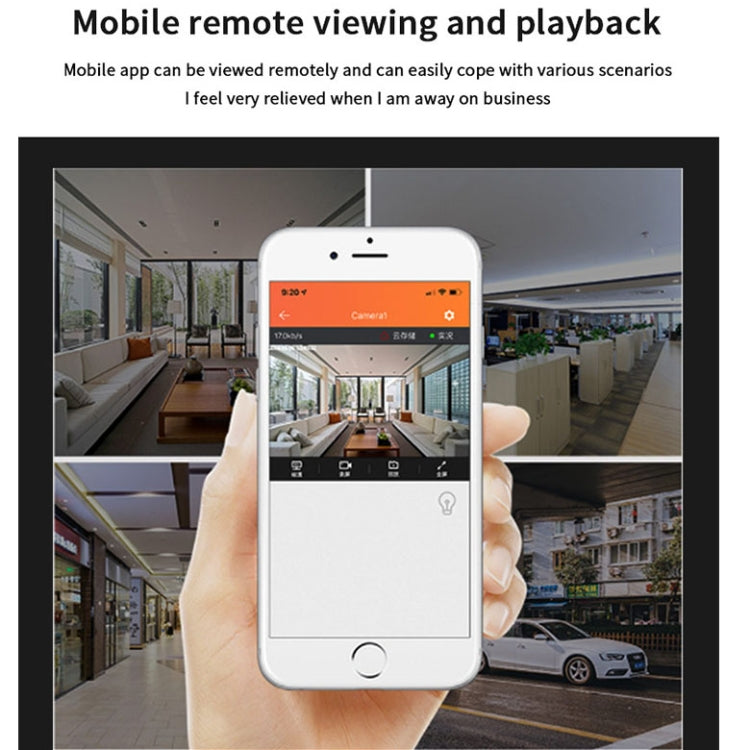 A12 Wifi Camera Remote Surveillance Camera Ultra HD 1080p Cloud Storage Wireless Camera(Black)