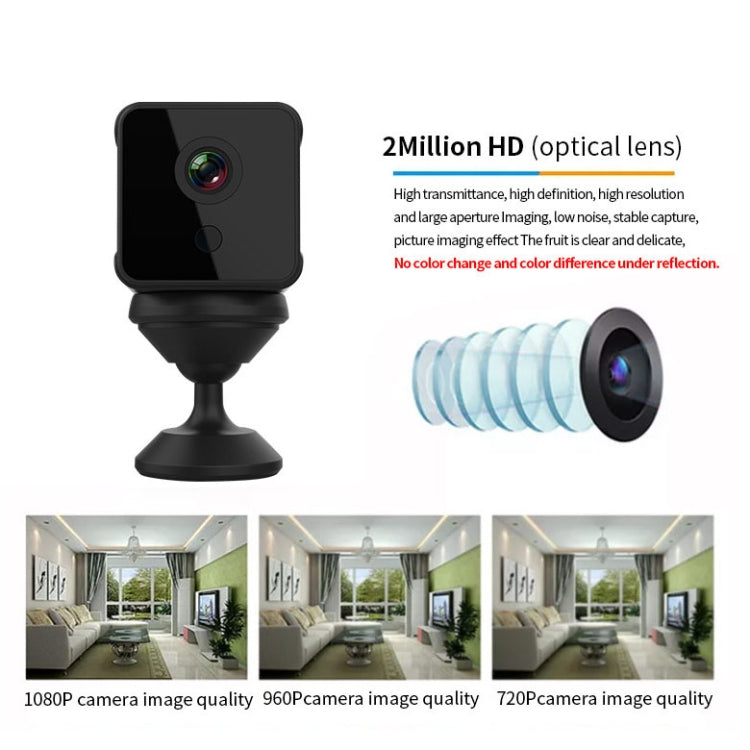 A12 Wifi Camera Remote Surveillance Camera Ultra HD 1080p Cloud Storage Wireless Camera(Black)