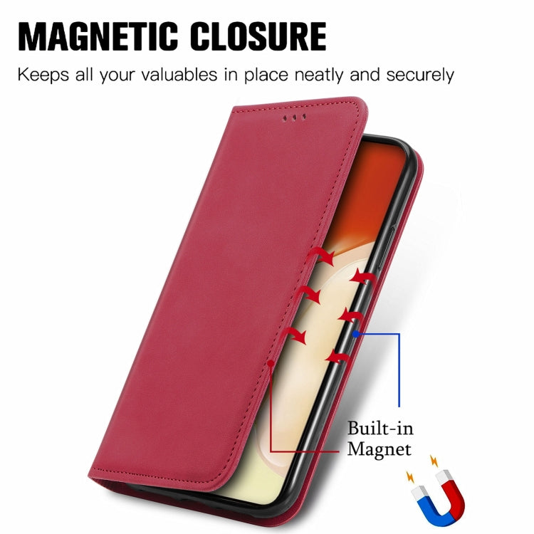 For vivo X70 Retro Skin Feel Business Magnetic Horizontal Flip Leather Case with Holder & Card Slots & Wallet & Photo Frame