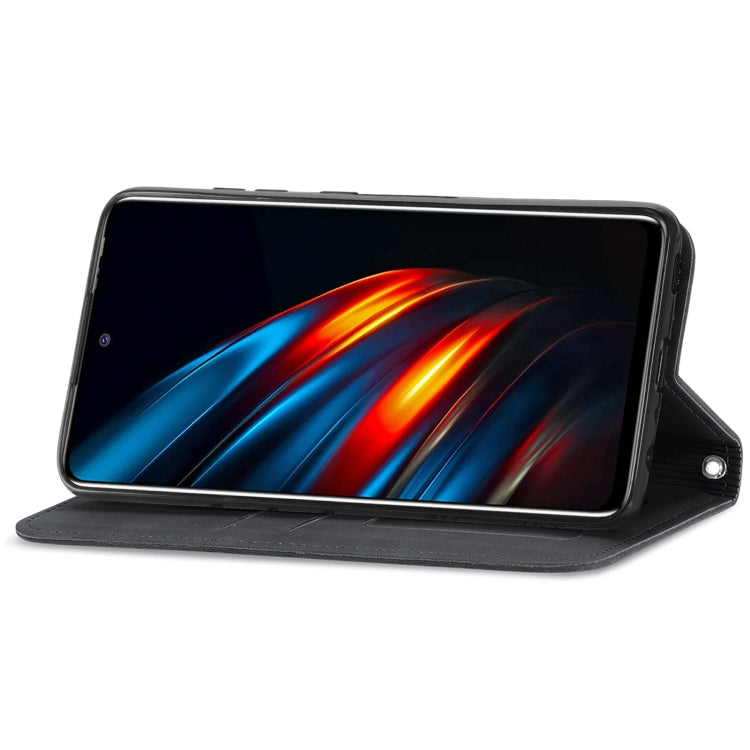 For TECNO Pova 2 Retro Skin Feel Business Magnetic Horizontal Flip Leather Case with Holder & Card Slots & Wallet & Photo Frame