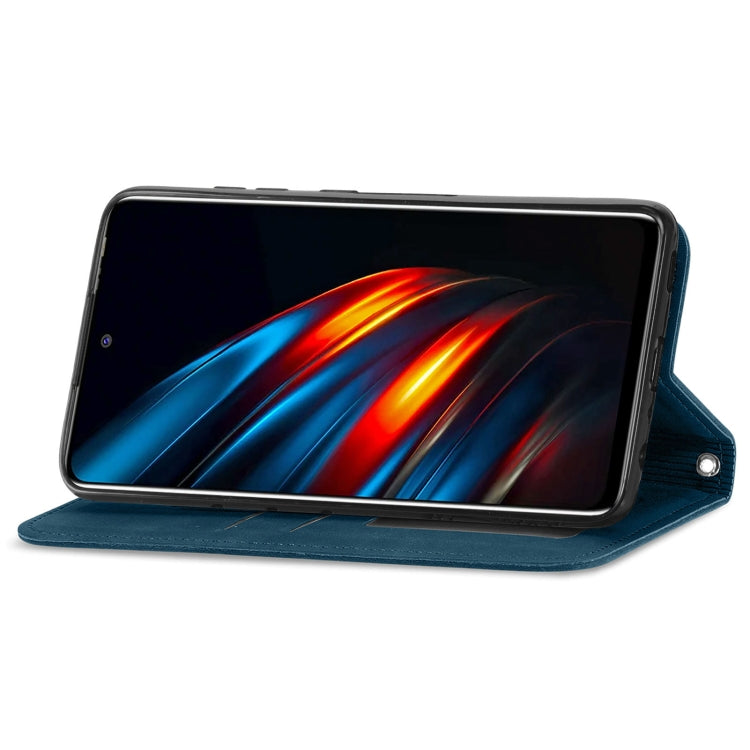 For TECNO Pova 2 Retro Skin Feel Business Magnetic Horizontal Flip Leather Case with Holder & Card Slots & Wallet & Photo Frame