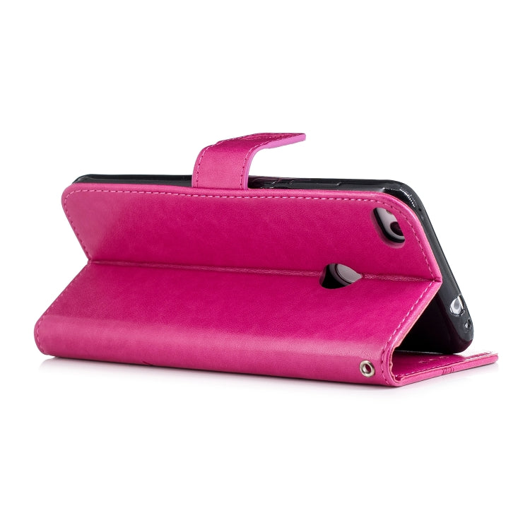 Diamond Encrusted Butterflies Love Flowers Pattern Horizontal Flip Leather Case with for Huawei P8 Lite (2017)  , Holder & Card Slots & Wallet & Lanyard