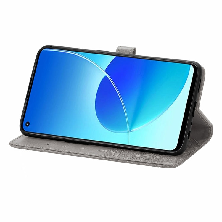 For OPPO Reno6 Z Mandala Embossing Pattern Horizontal Flip Leather Case with Holder & Card Slots & Wallet & Lanyard