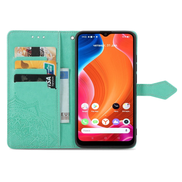 For OPPO Realme C20 Mandala Embossing Pattern Horizontal Flip Leather Case with Holder & Card Slots & Wallet & Lanyard