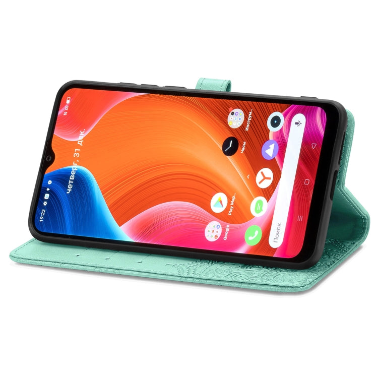 For OPPO Realme C20 Mandala Embossing Pattern Horizontal Flip Leather Case with Holder & Card Slots & Wallet & Lanyard