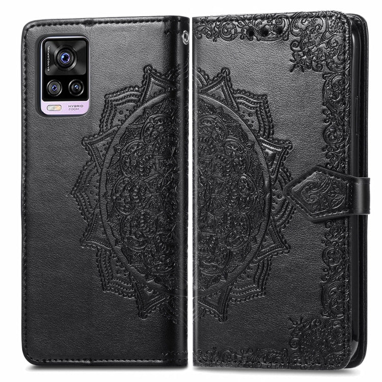 For vivo S7 Mandala Embossing Pattern Horizontal Flip Leather Case with Holder & Card Slots & Wallet & Lanyard