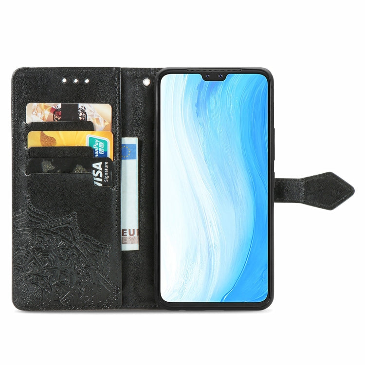 For vivo S7 Mandala Embossing Pattern Horizontal Flip Leather Case with Holder & Card Slots & Wallet & Lanyard
