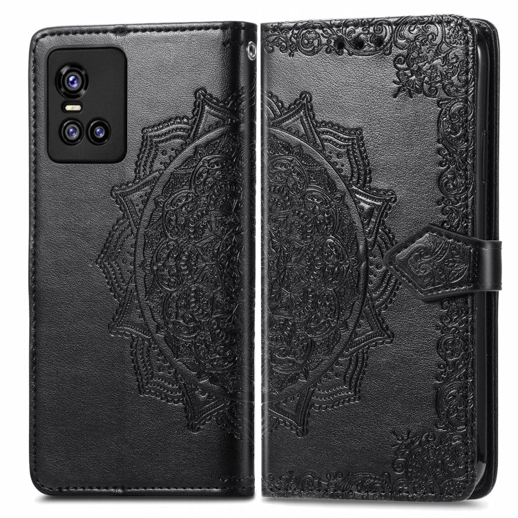 For vivo S10 / S10 Pro Mandala Embossing Pattern Horizontal Flip Leather Case with Holder & Card Slots & Wallet & Lanyard