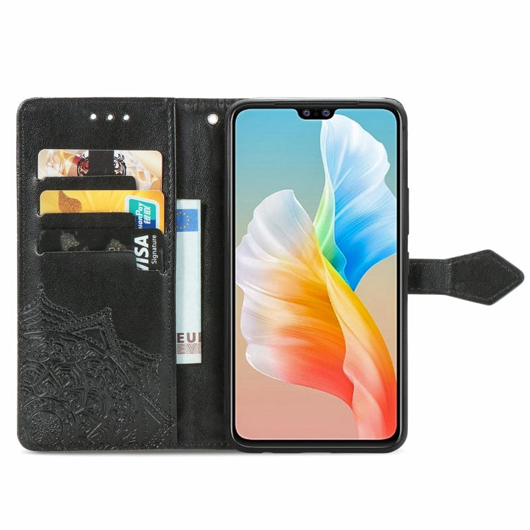 For vivo S10 / S10 Pro Mandala Embossing Pattern Horizontal Flip Leather Case with Holder & Card Slots & Wallet & Lanyard