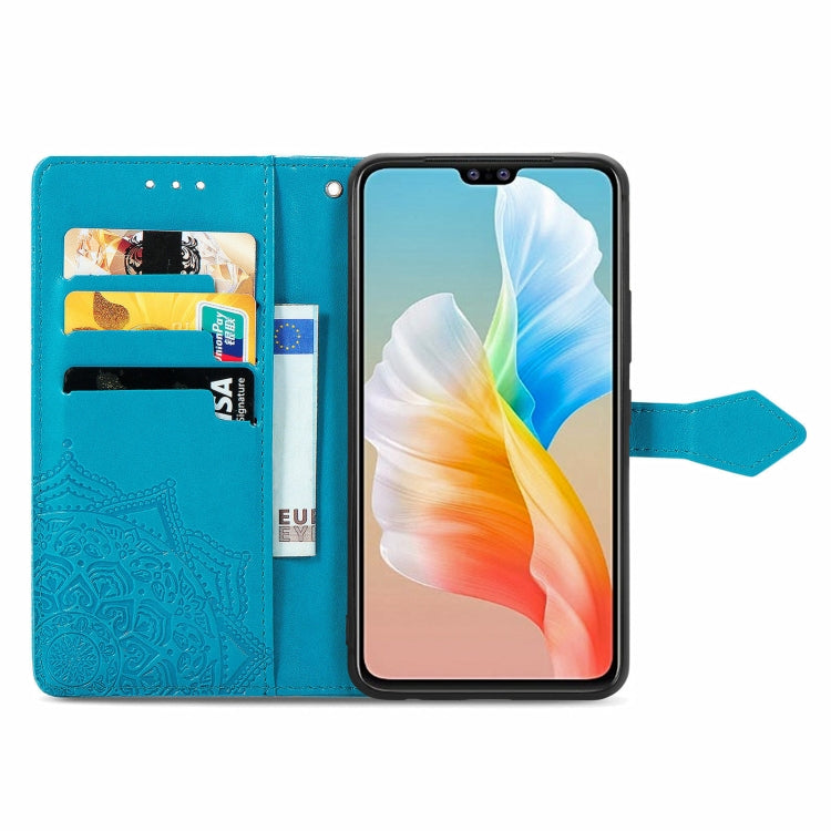 For vivo S10 / S10 Pro Mandala Embossing Pattern Horizontal Flip Leather Case with Holder & Card Slots & Wallet & Lanyard