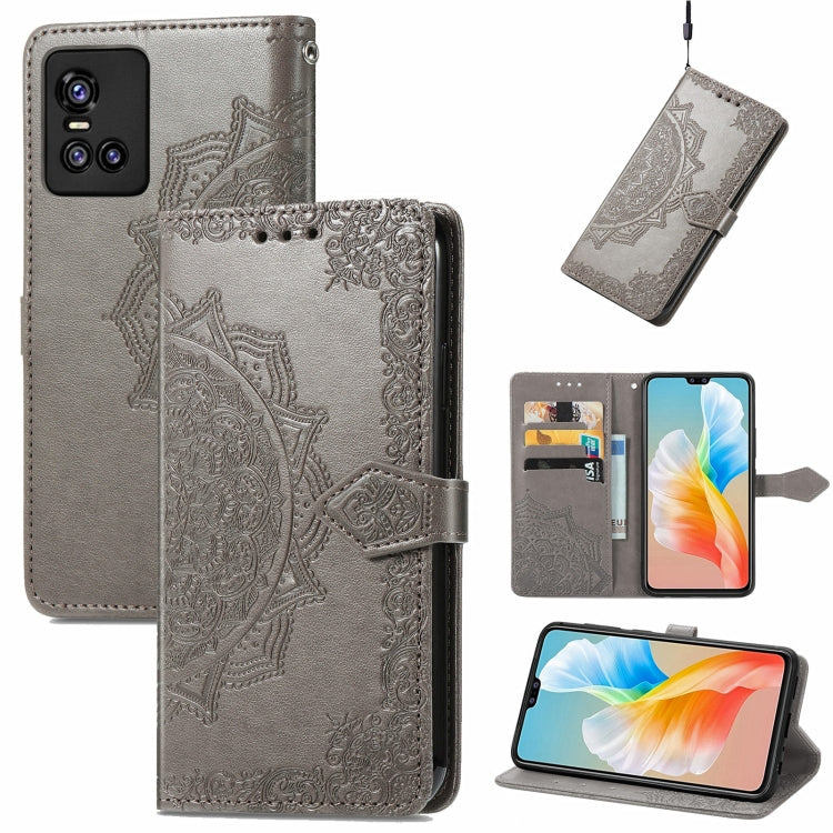 For vivo S10 / S10 Pro Mandala Embossing Pattern Horizontal Flip Leather Case with Holder & Card Slots & Wallet & Lanyard