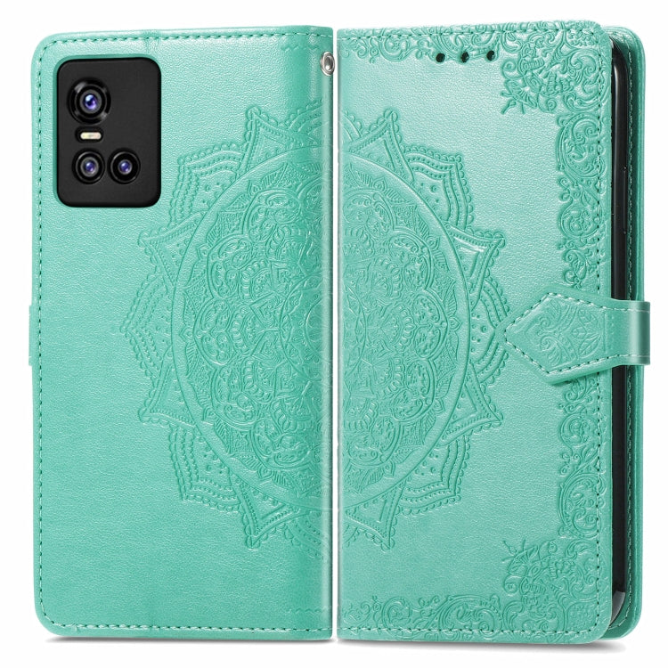 For vivo S10 / S10 Pro Mandala Embossing Pattern Horizontal Flip Leather Case with Holder & Card Slots & Wallet & Lanyard