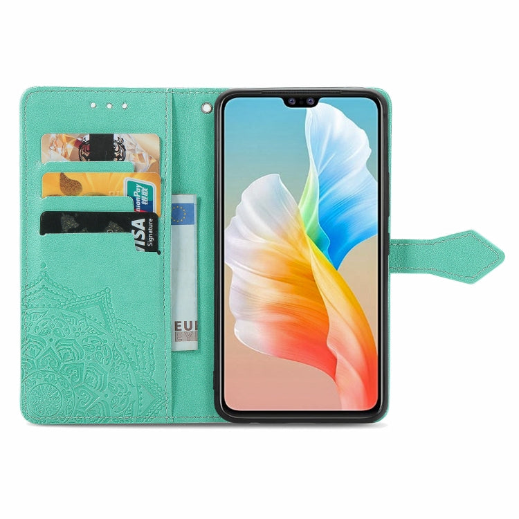 For vivo S10 / S10 Pro Mandala Embossing Pattern Horizontal Flip Leather Case with Holder & Card Slots & Wallet & Lanyard