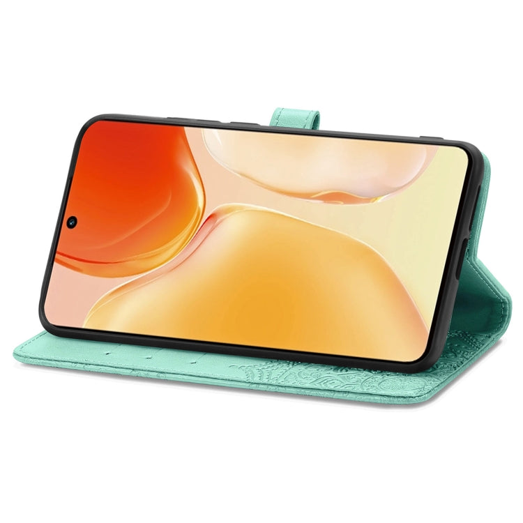 For vivo X70 Pro Mandala Embossing Pattern Horizontal Flip Leather Case with Holder & Card Slots & Wallet & Lanyard