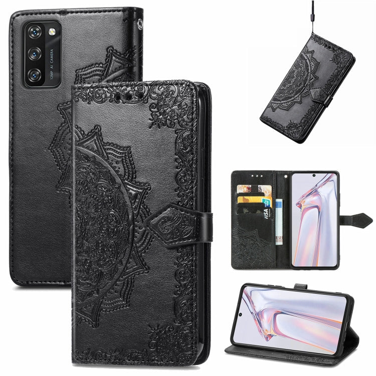 For Blackview A100 Mandala Embossing Pattern Horizontal Flip Leather Case with Holder & Card Slots & Wallet & Lanyard