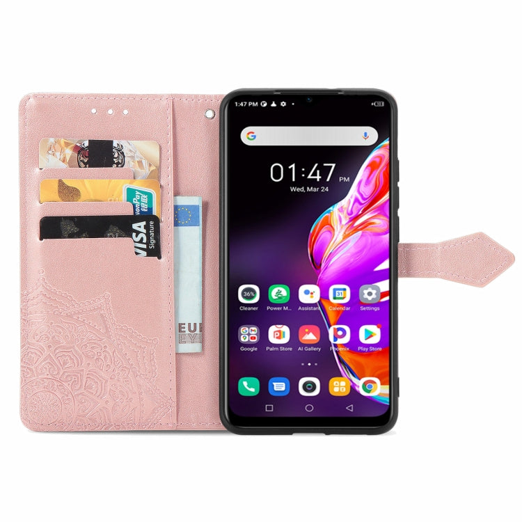 For Infinix HOT 10T Mandala Embossing Pattern Horizontal Flip Leather Case with Holder & Card Slots & Wallet & Lanyard