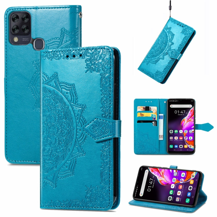 For Infinix HOT 10T Mandala Embossing Pattern Horizontal Flip Leather Case with Holder & Card Slots & Wallet & Lanyard