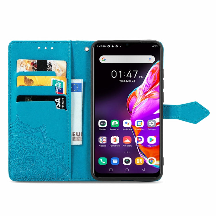 For Infinix HOT 10T Mandala Embossing Pattern Horizontal Flip Leather Case with Holder & Card Slots & Wallet & Lanyard