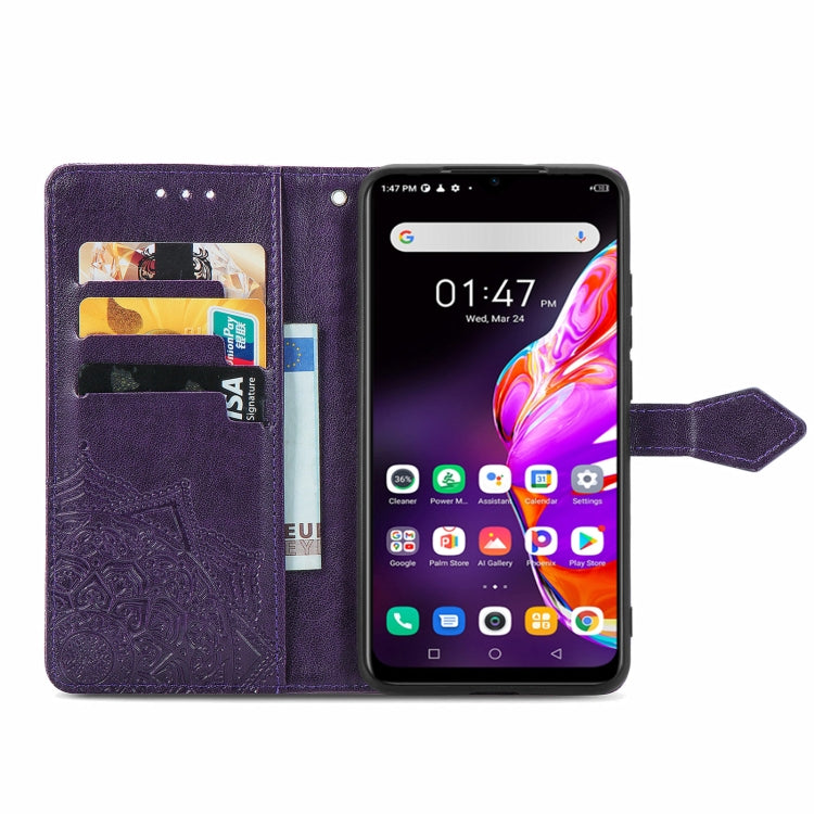 For Infinix HOT 10T Mandala Embossing Pattern Horizontal Flip Leather Case with Holder & Card Slots & Wallet & Lanyard