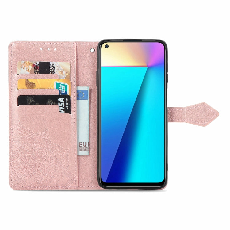 For Infinix Note 7 Mandala Embossing Pattern Horizontal Flip Leather Case with Holder & Card Slots & Wallet & Lanyard