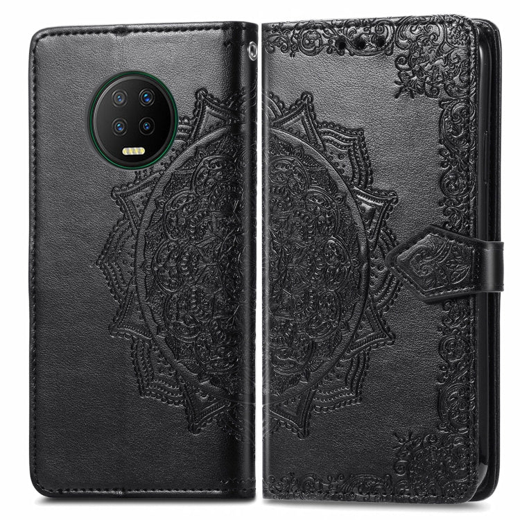 For Infinix Note 7 Mandala Embossing Pattern Horizontal Flip Leather Case with Holder & Card Slots & Wallet & Lanyard