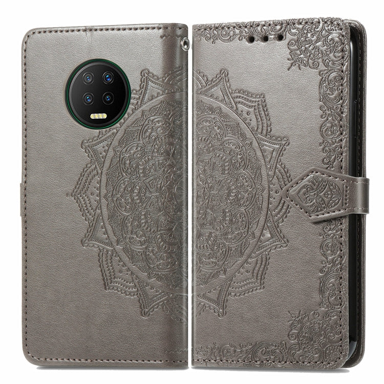 For Infinix Note 7 Mandala Embossing Pattern Horizontal Flip Leather Case with Holder & Card Slots & Wallet & Lanyard