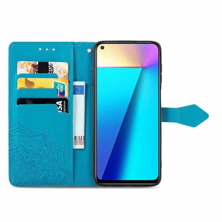 For Infinix Note 7 Mandala Embossing Pattern Horizontal Flip Leather Case with Holder & Card Slots & Wallet & Lanyard